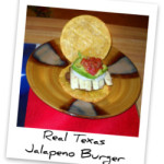 Real Texas Jalapeno Burger on Corn Tortillas